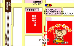 西町丸太パーキング詳細マップ