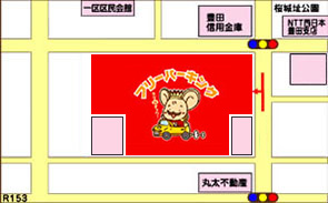 元城駐車場詳細マップ