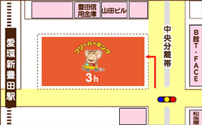 新豊田駅地下駐車場詳細マップ